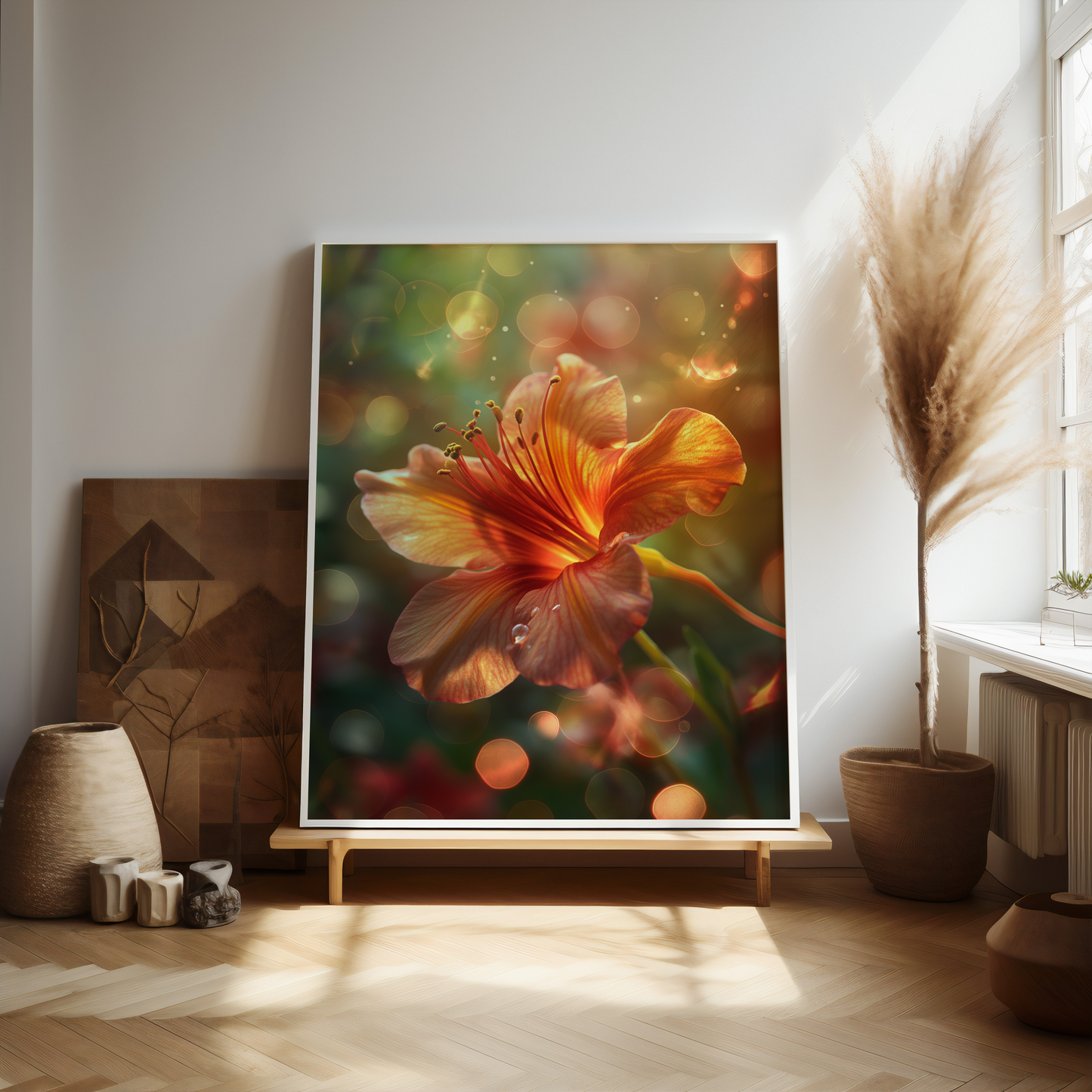 Radiance in Bloom | Wooden Framed Poster