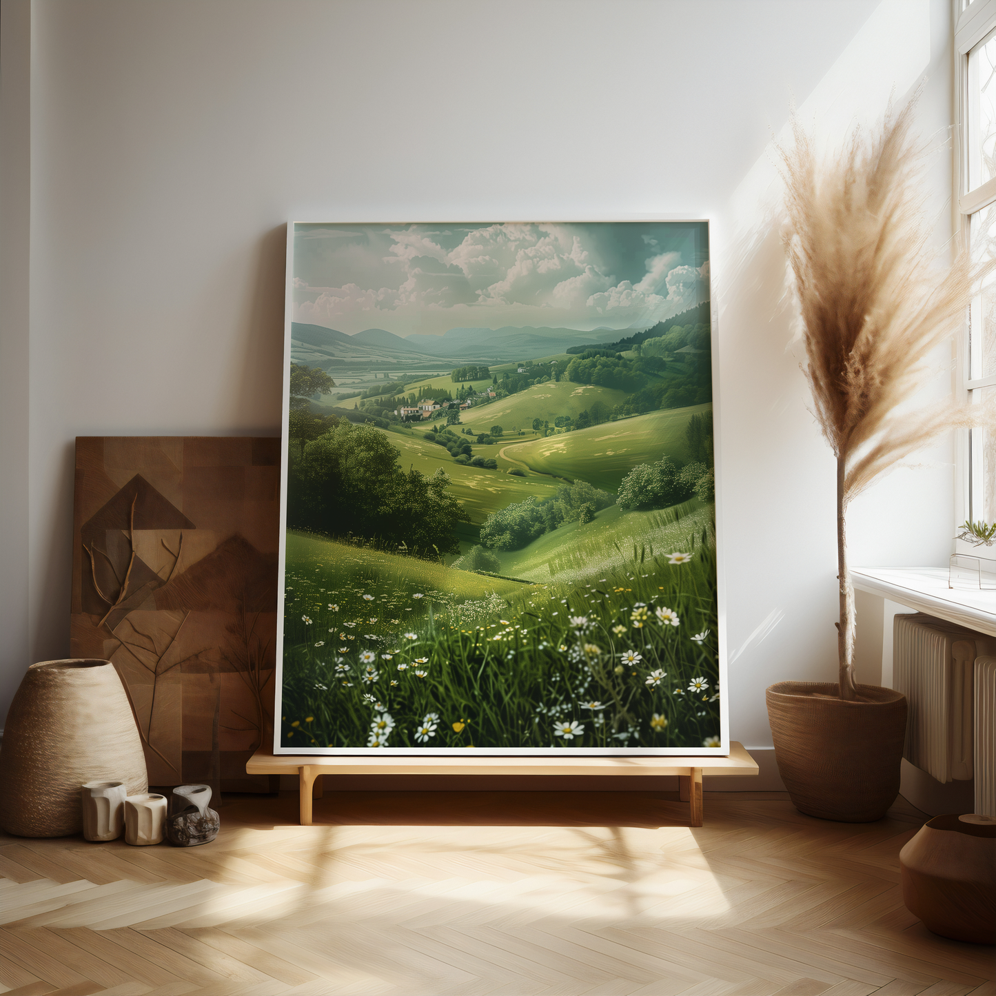 Quiet Meadows | Wooden Framed Poster