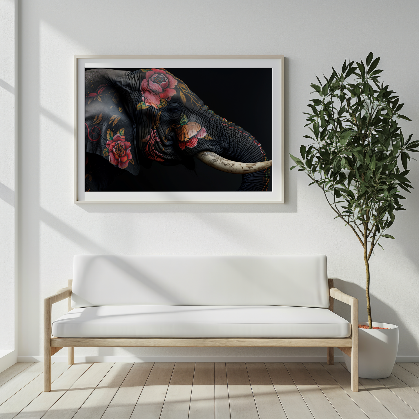 Blossoming Majesty | Metal Framed Poster