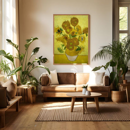 Sunflowers | Brushed Aluminum Print