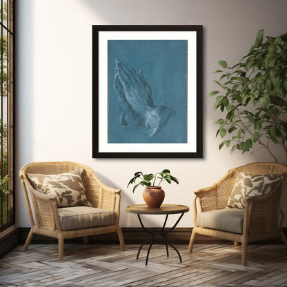 The Praying Hands | Wooden Framed Poster