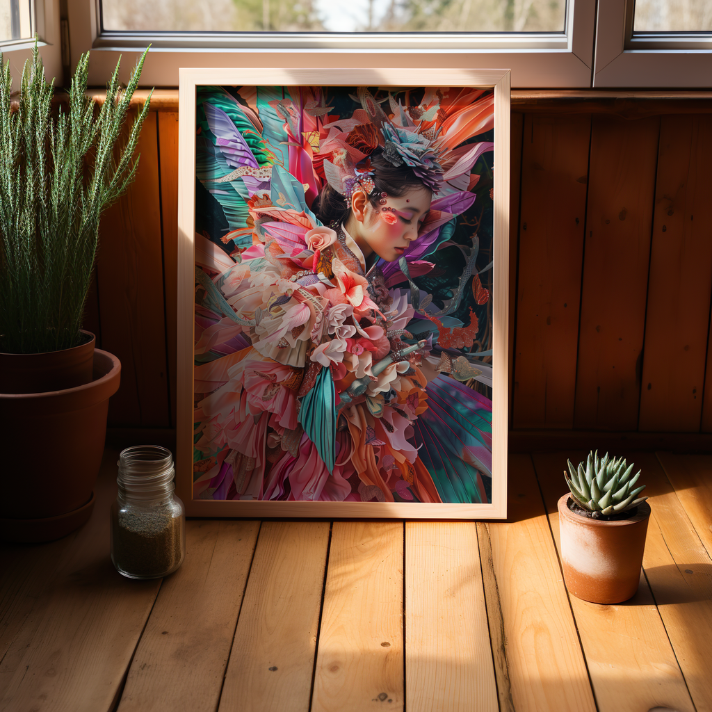 Elegy of the Floral Empress | Acrylic Print