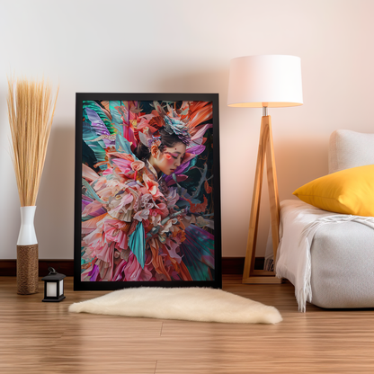 Elegy of the Floral Empress | Metal Framed Poster