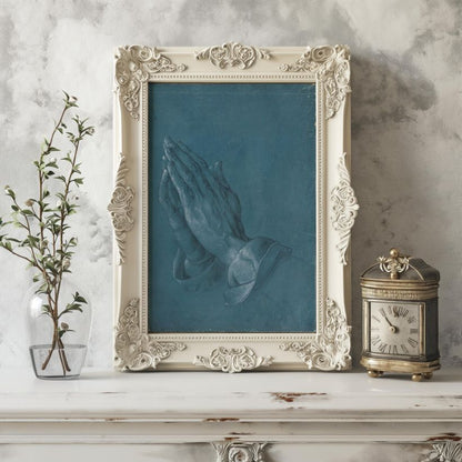 The Praying Hands | Premium Wooden Framed Poster