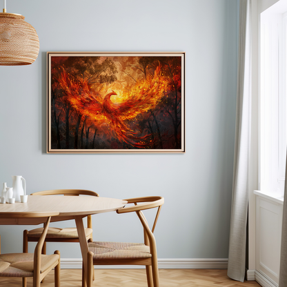 Resurgence of the Phoenix | Brushed Aluminum Print