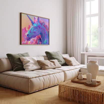 Ethereal Spectrum Sovereign | Brushed Aluminum Print