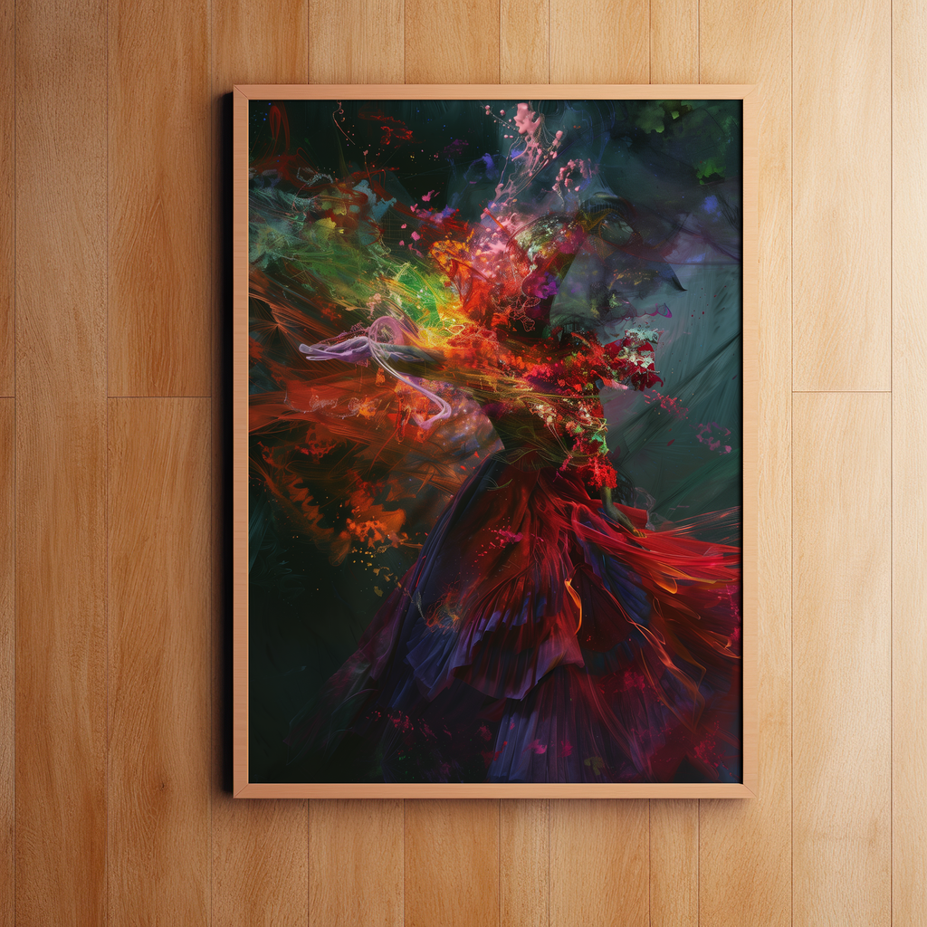 Vortex of the Vivid Maelstrom | Poster with Hanger