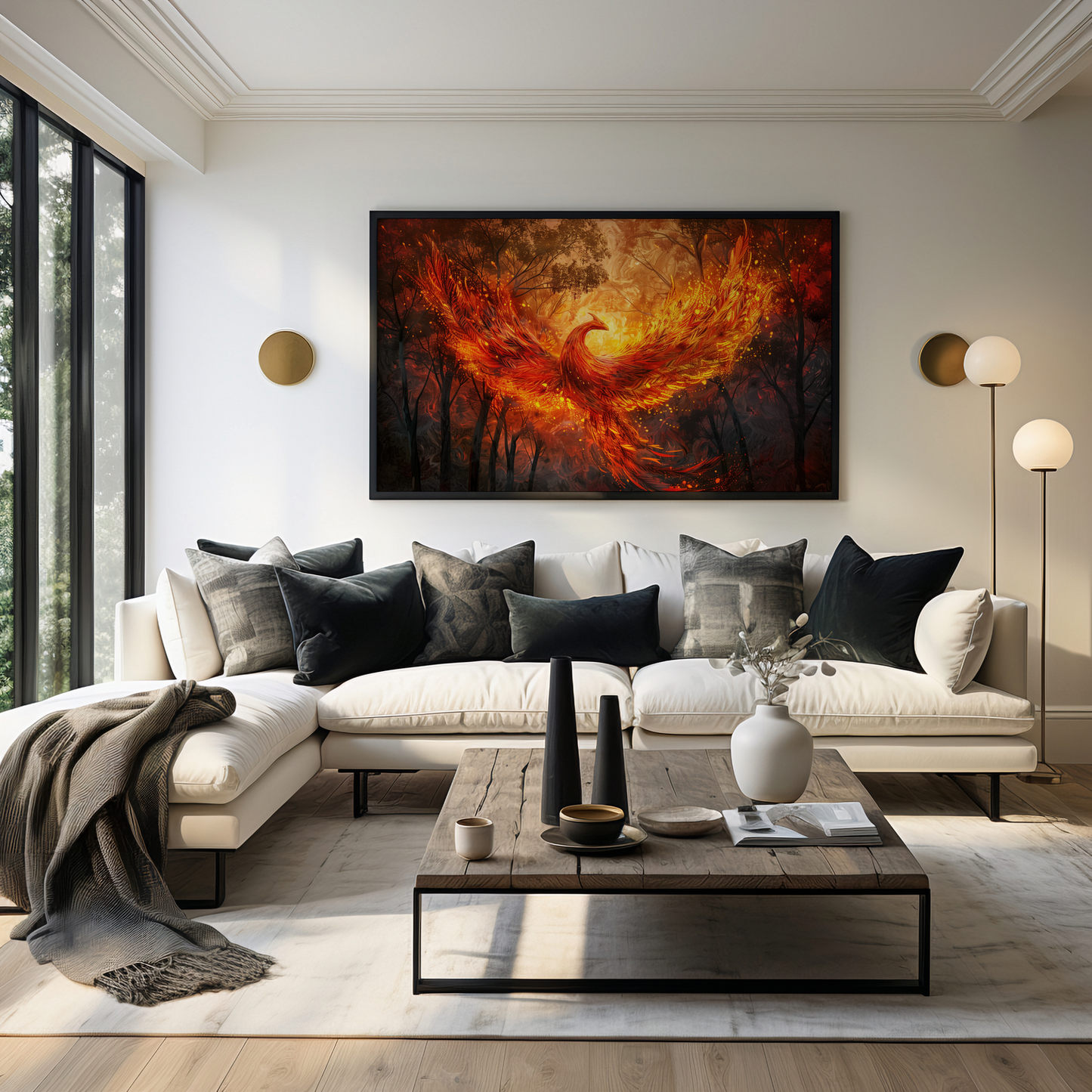 Resurgence of the Phoenix | Brushed Aluminum Print