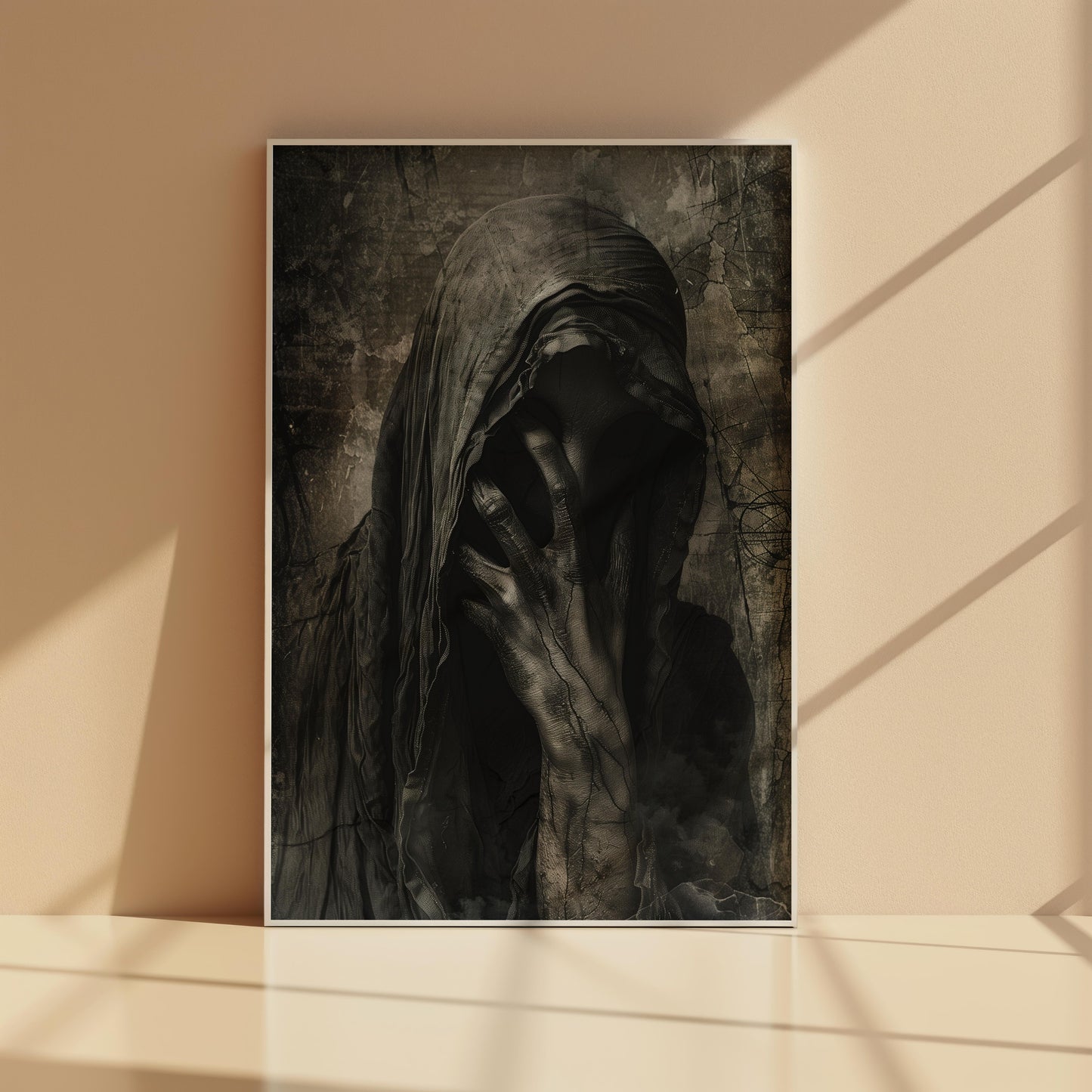 Whispers from the Abyss | Wooden Framed Poster