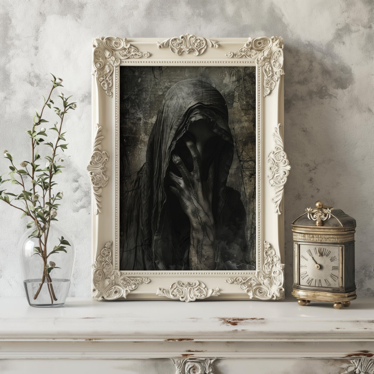 Whispers from the Abyss | Premium Wooden Framed Poster