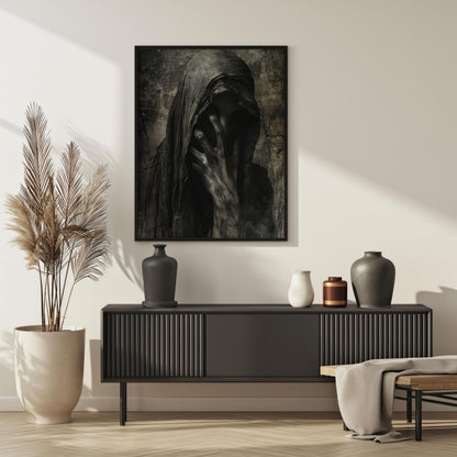 Whispers from the Abyss | Premium Wooden Framed Poster