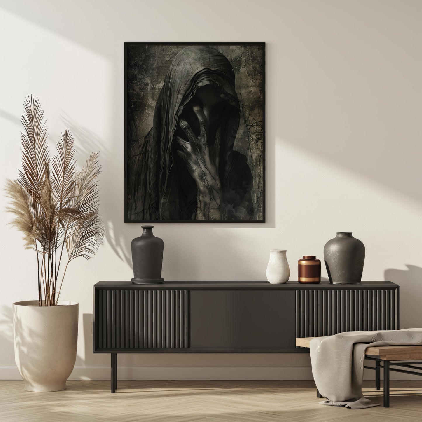 Whispers from the Abyss | Brushed Aluminum Print