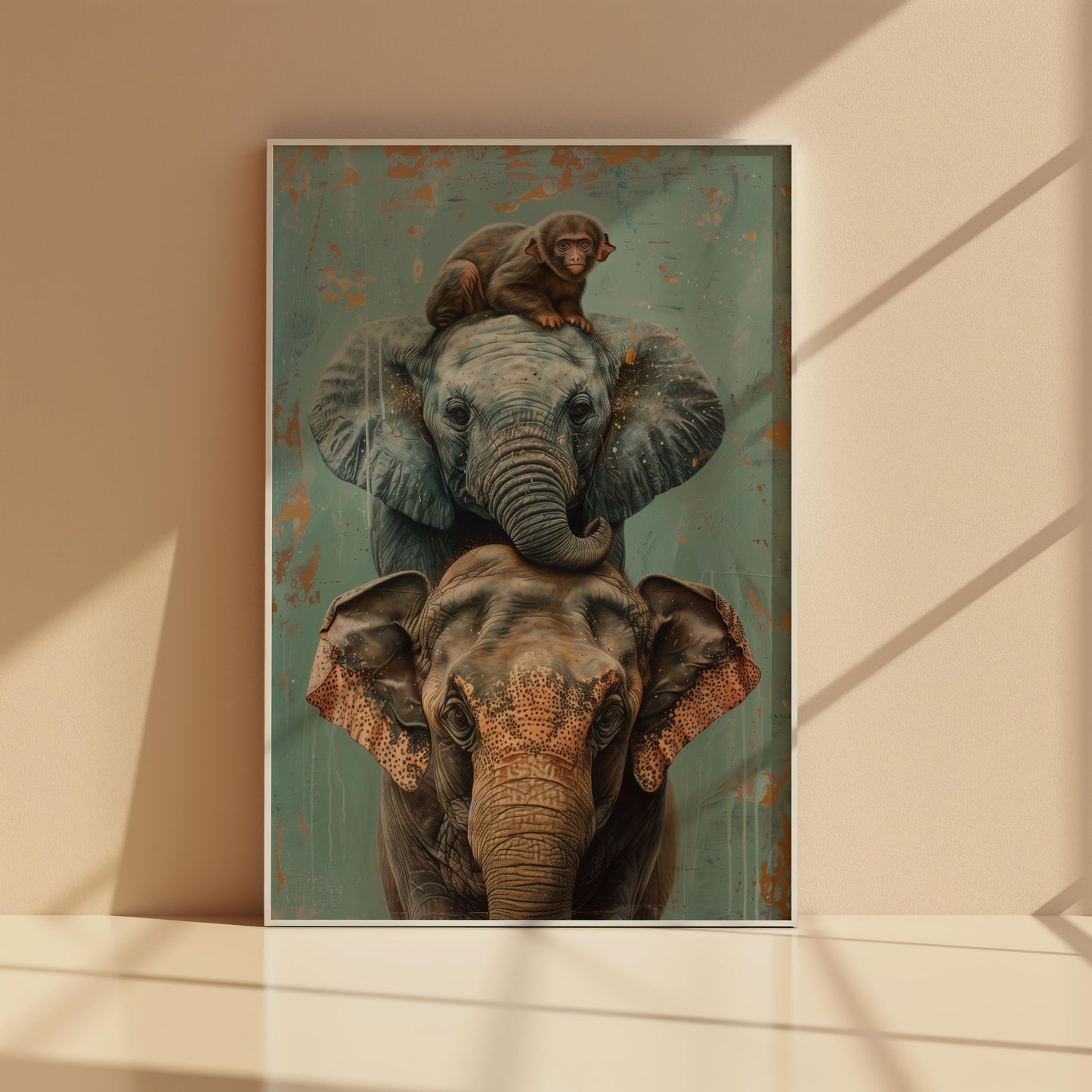 Gentle Giants and Tiny Treasures | Brushed Aluminum Print