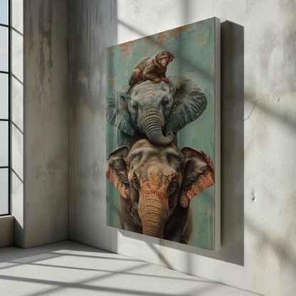 Gentle Giants and Tiny Treasures | Canvas