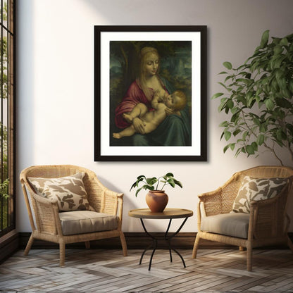 The Virgin and Child | Poster with Hanger