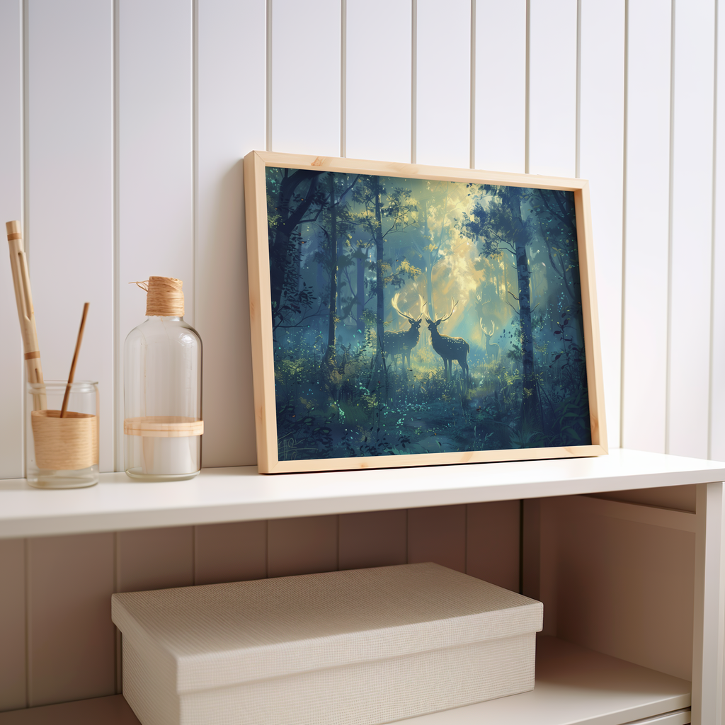 Verdant Veil | Wooden Framed Poster