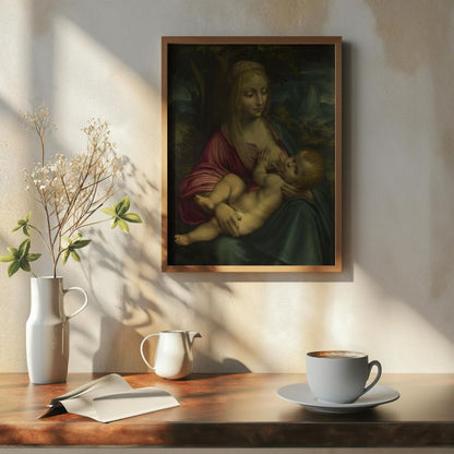 The Virgin and Child | Metal Framed Poster