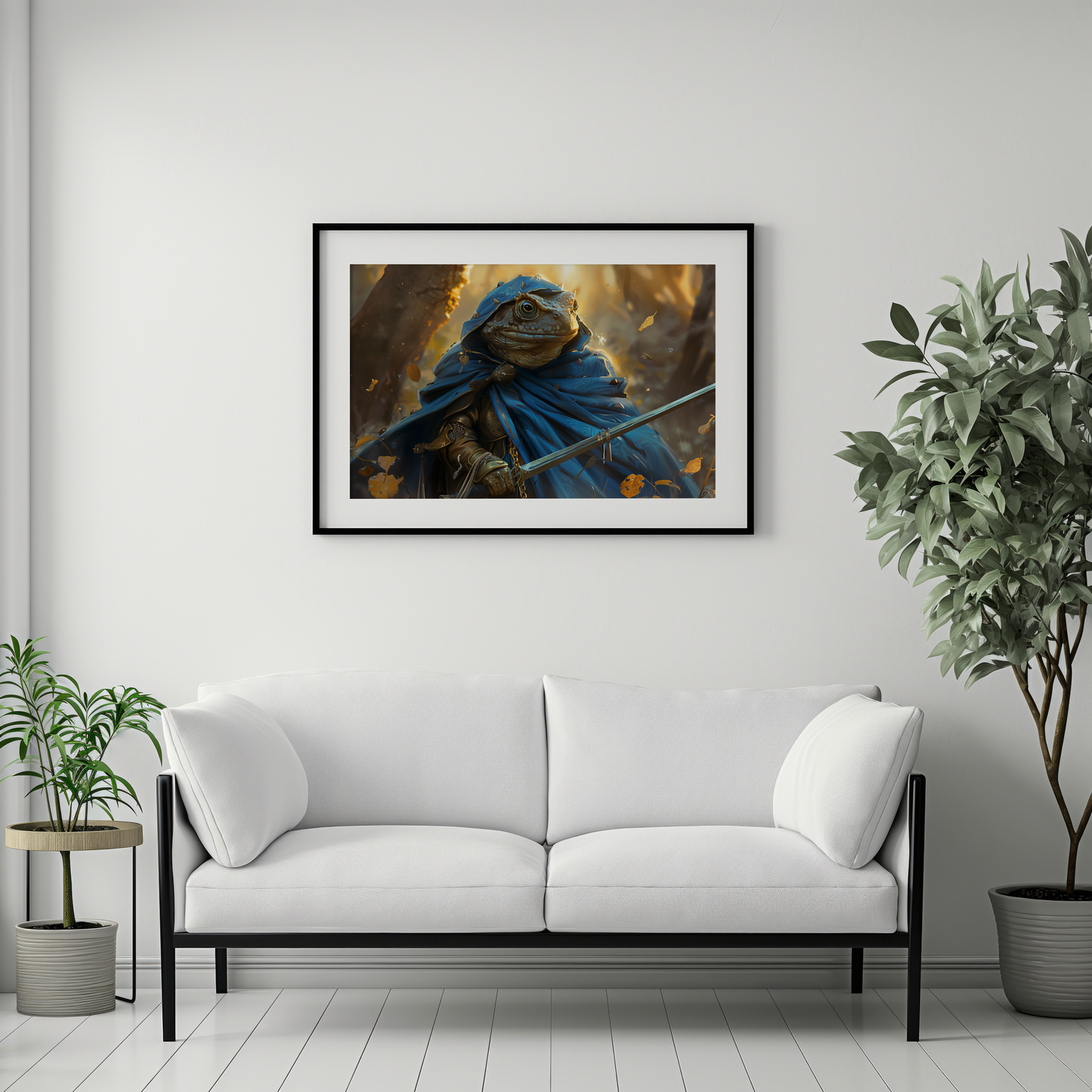 Autumnal Warrior | Brushed Aluminum Print