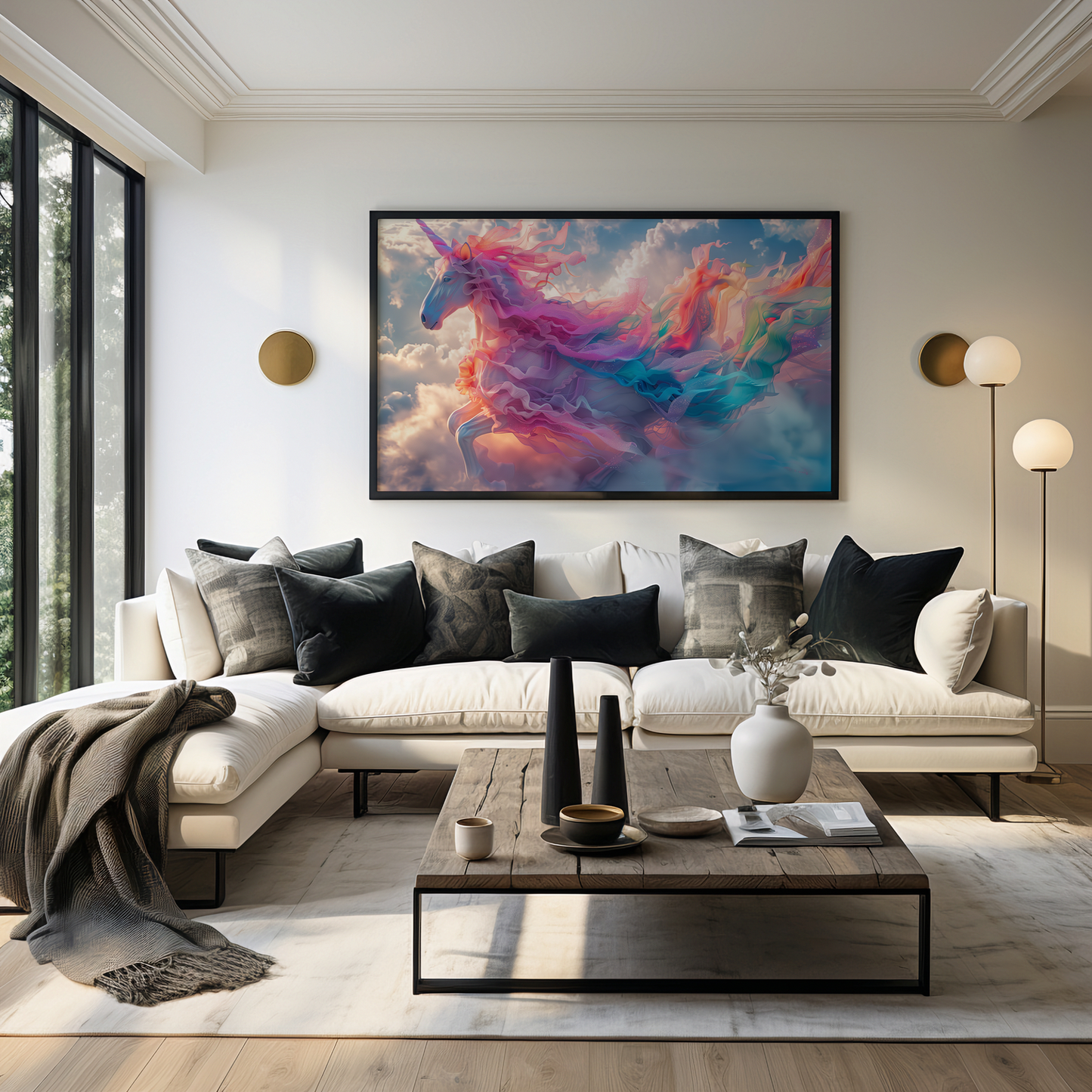 Celestial Dreamscape | Metal Framed Poster