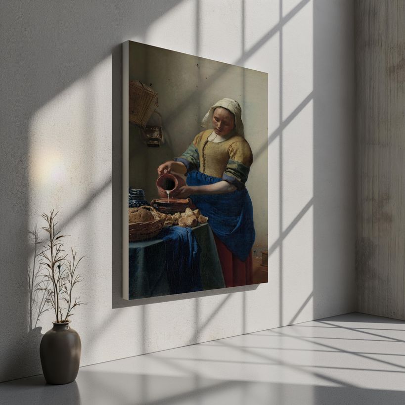 The Milkmaid | Premium Wooden Framed Poster