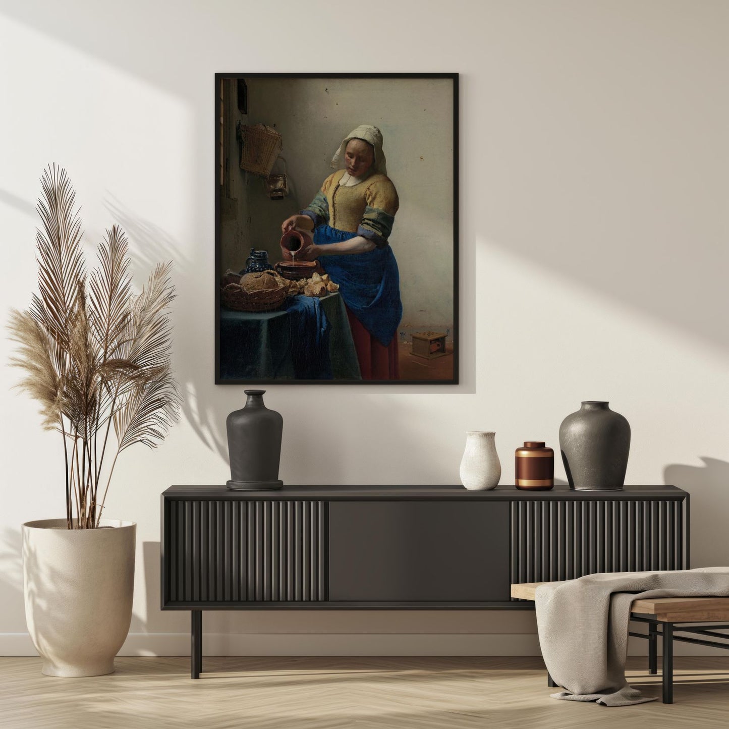 The Milkmaid | Brushed Aluminum Print