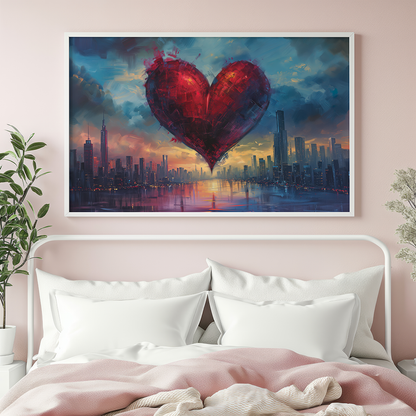 Heart of the City | Wooden Framed Poster