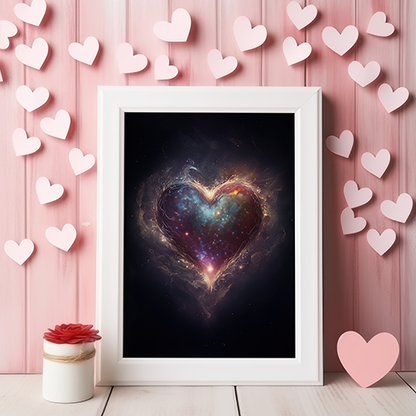 Heart of the Universe | Paper Poster with Hanger