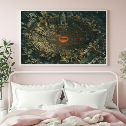 Depths of Love | Wooden Framed Poster