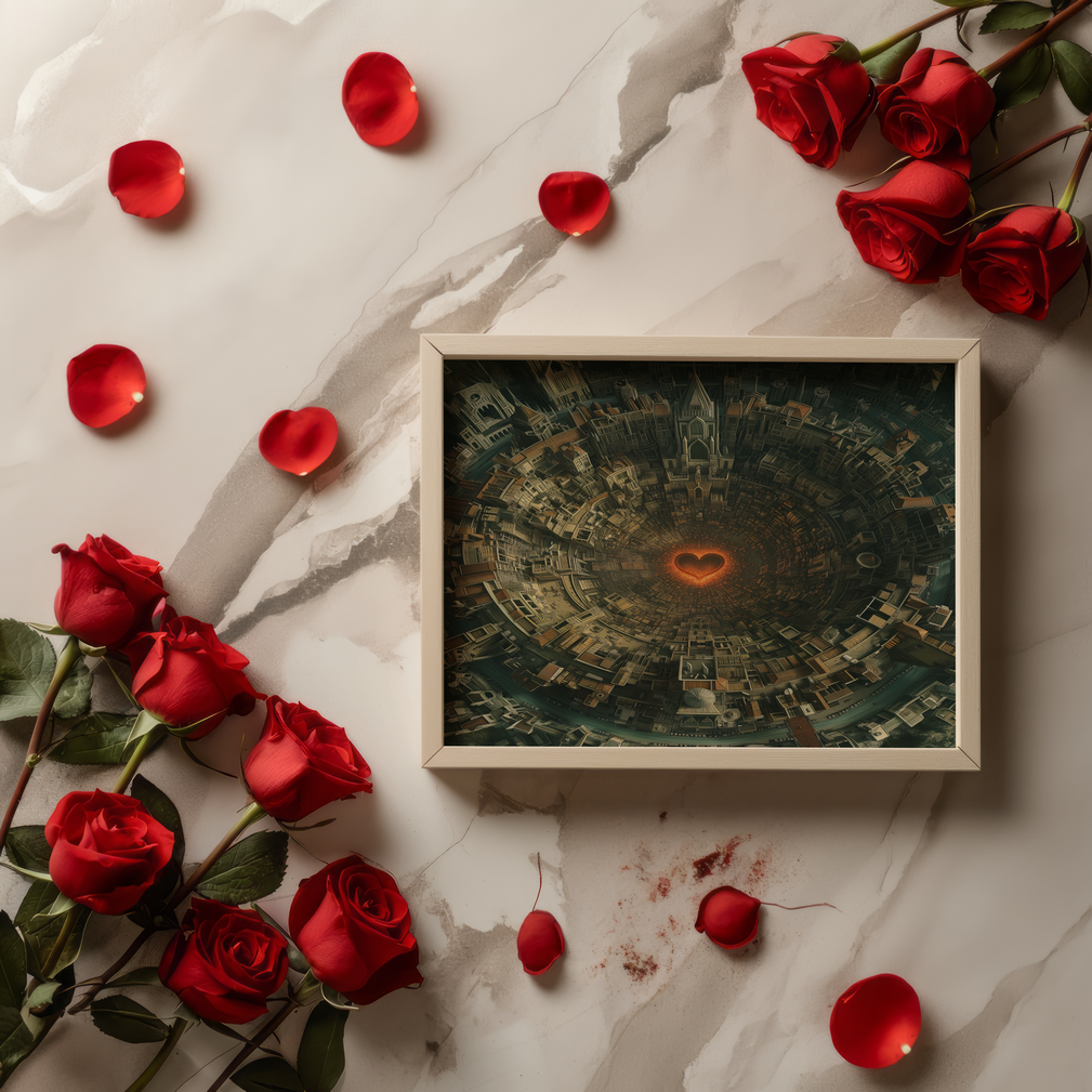 Depths of Love | Wooden Framed Poster