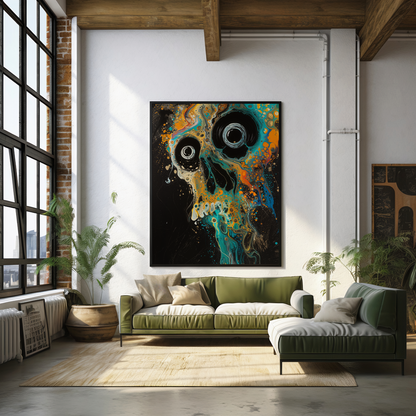 Cosmic Elation | Wooden Framed Poster