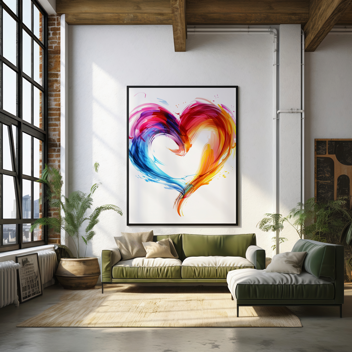 Harmony of Affection | Metal Framed Poster