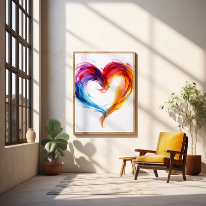 Harmony of Affection | Metal Framed Poster