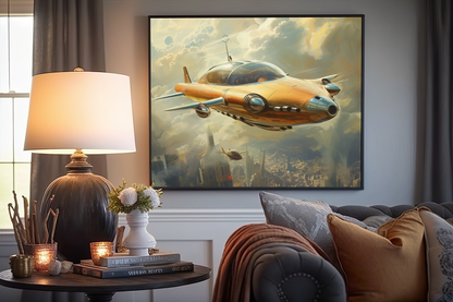 Golden Horizons | Brushed Aluminum Print