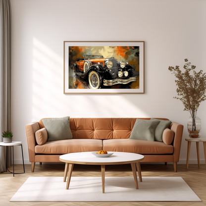 Golden Era Glamour | Acrylic Print