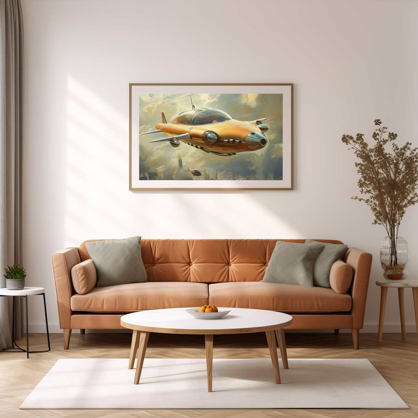 Golden Horizons | Wooden Framed Poster