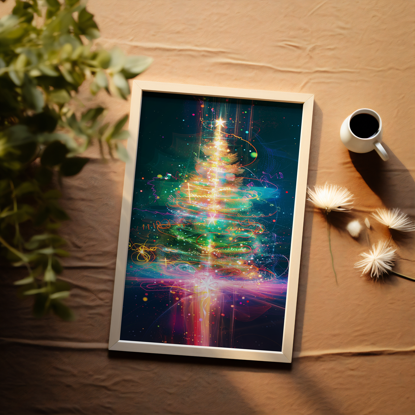 Cosmic Christmas Symphony | Acrylic Print