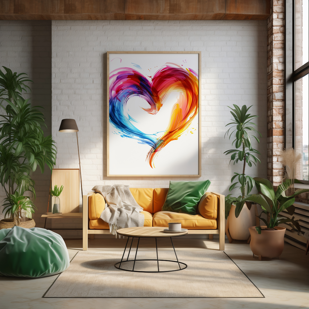 Harmony of Affection | Metal Framed Poster