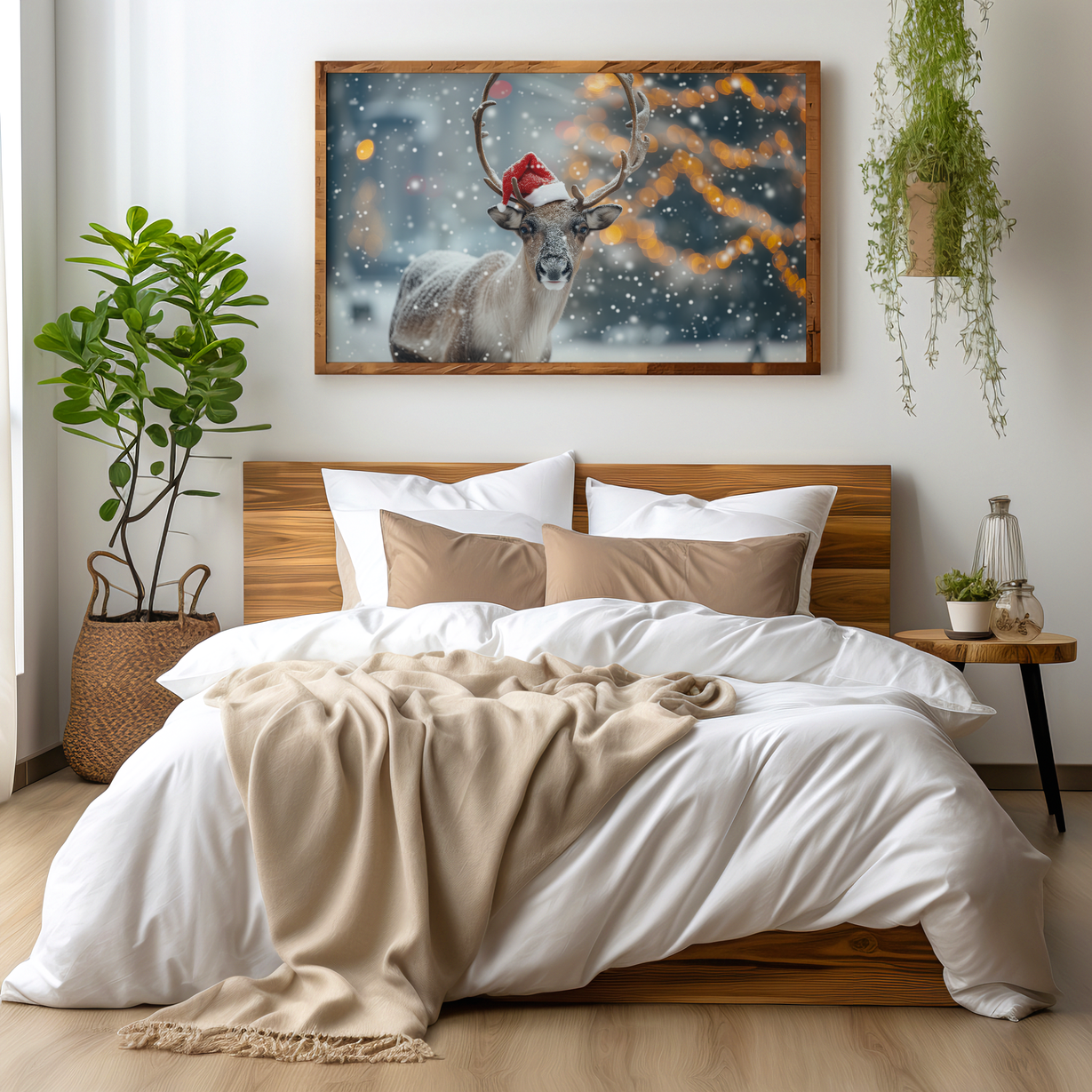 Enchanted Winter Whispers | Wooden Framed Poster