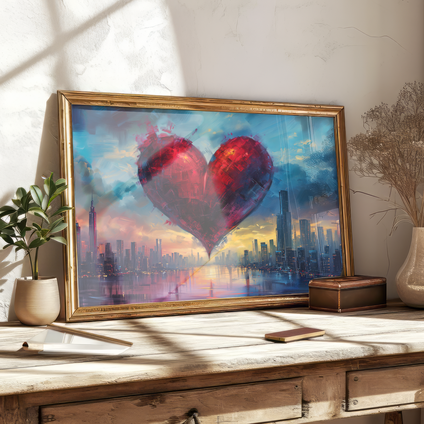 Heart of the City | Wooden Framed Poster