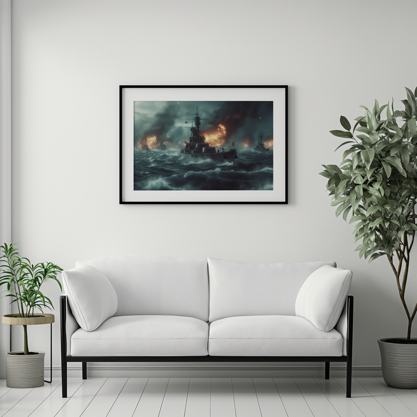 The Dance of Waves and Fire | Acrylic Print