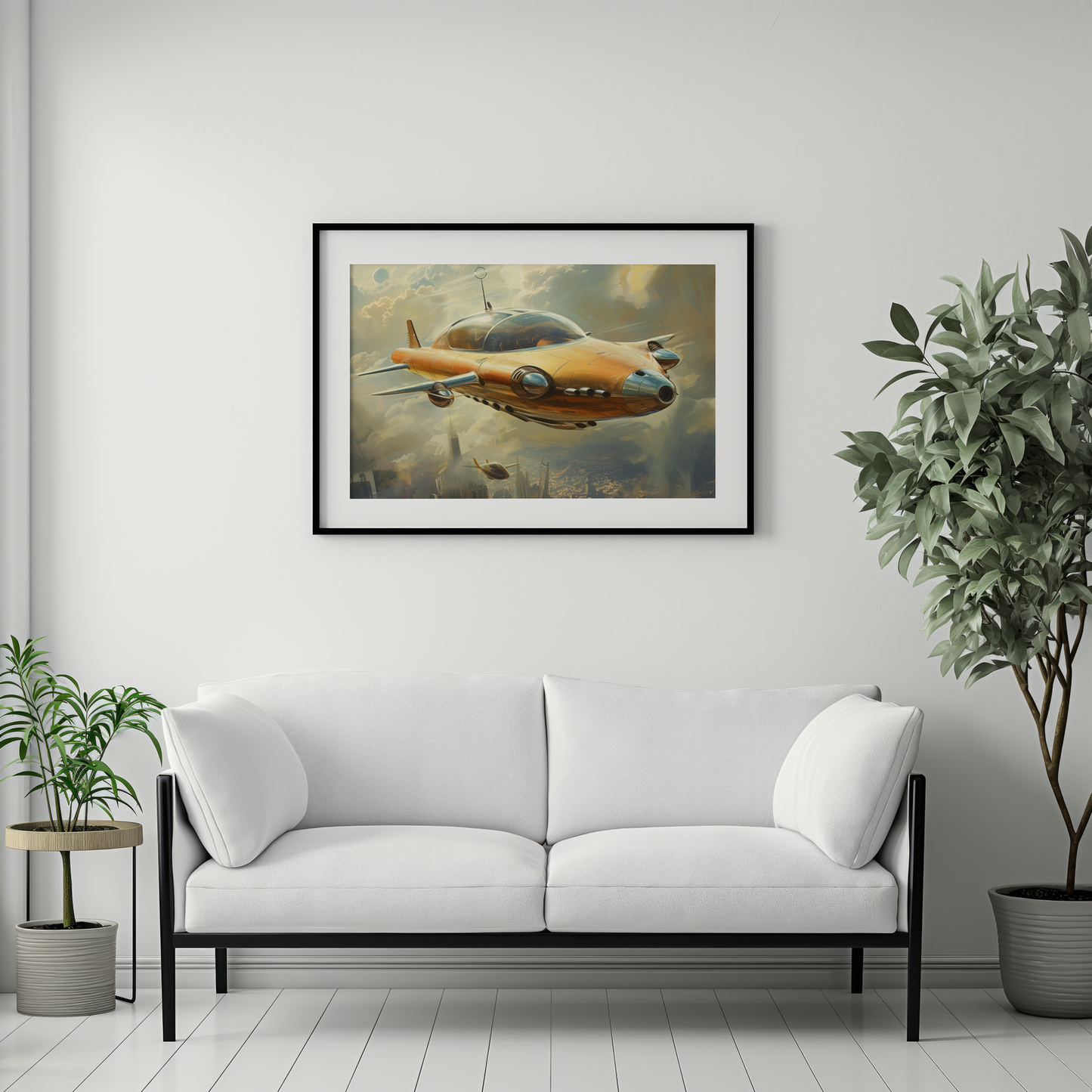 Golden Horizons | Wooden Framed Poster