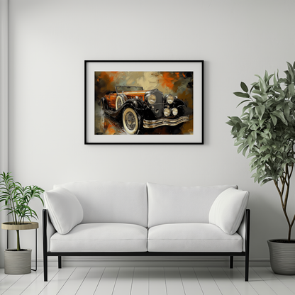 Golden Era Glamour | Wooden Framed Poster