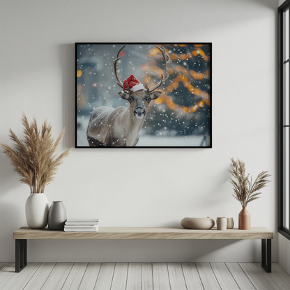 Enchanted Winter Whispers | Wooden Framed Poster