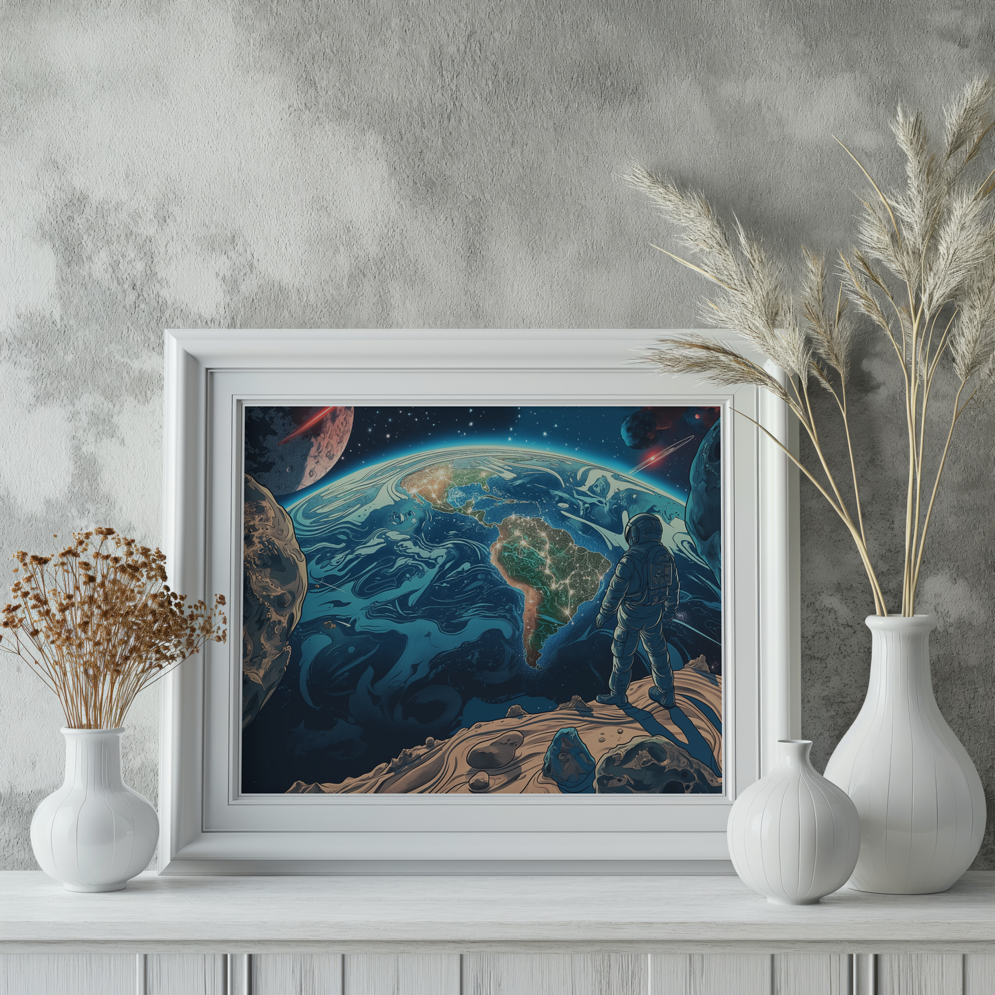 Cosmic Perspective | Wooden Framed Poster