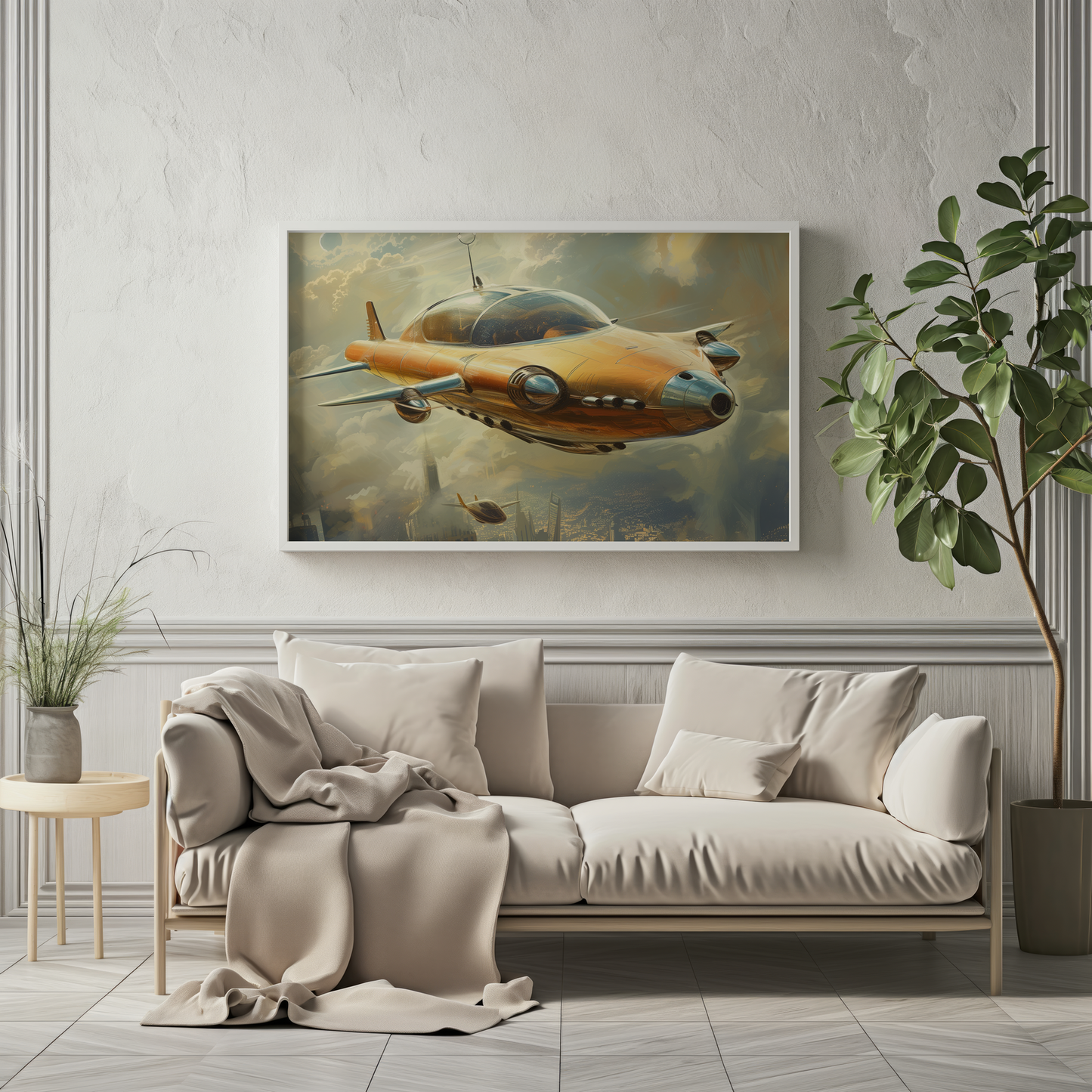 Golden Horizons | Brushed Aluminum Print