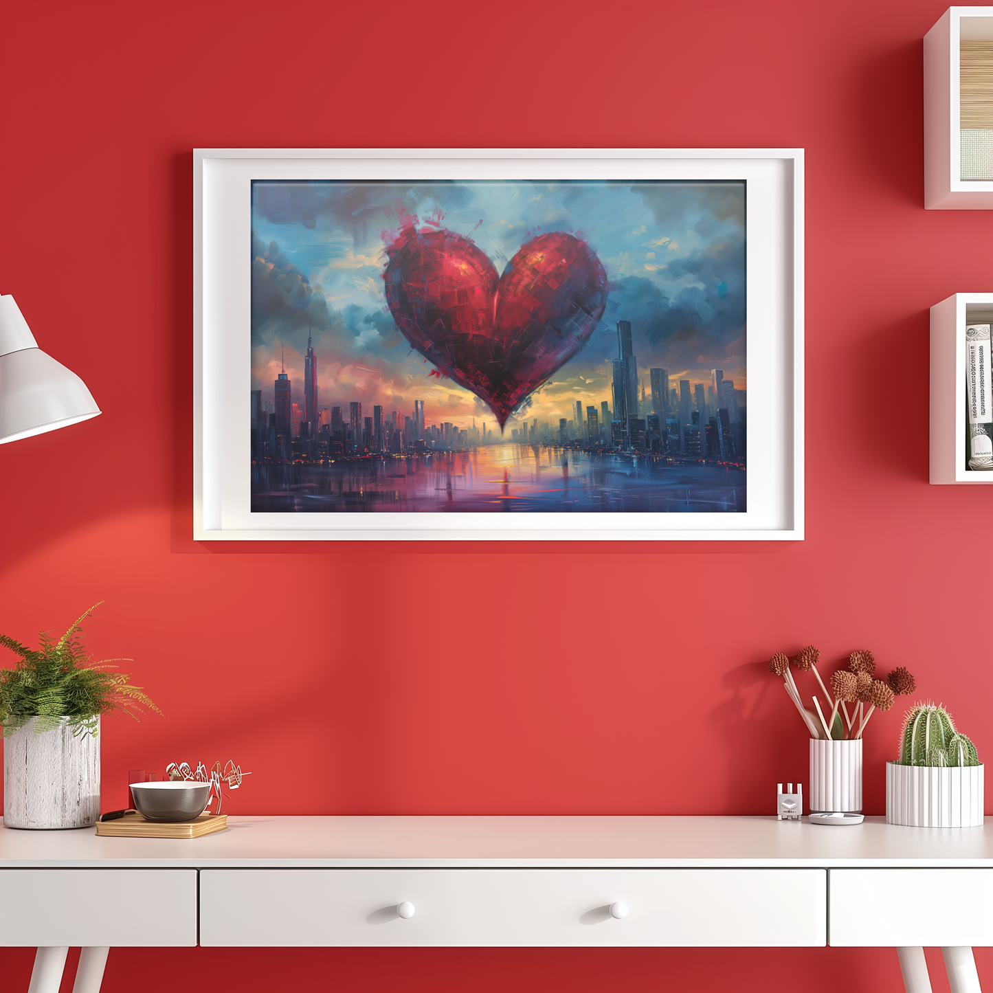 Heart of the City | Wooden Framed Poster