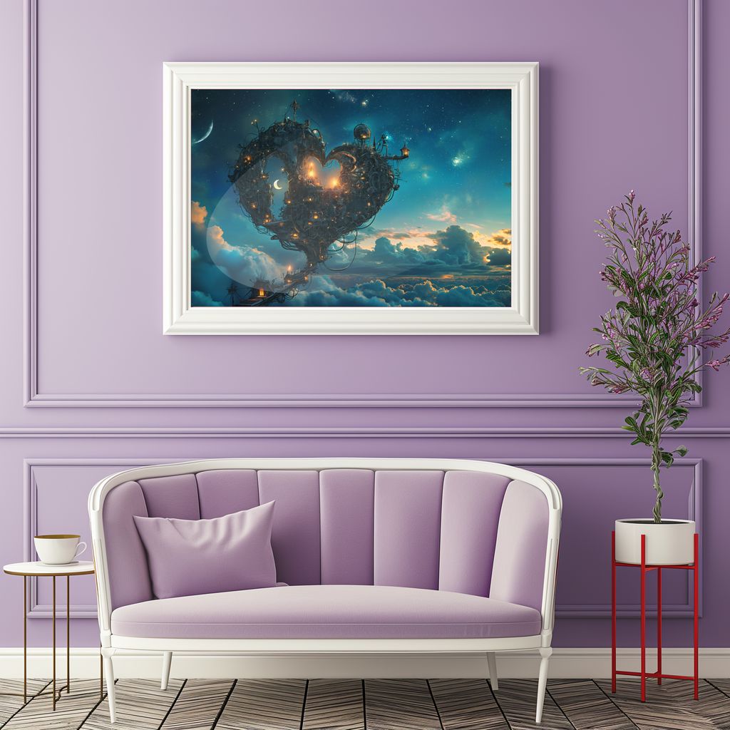 Romantic Heaven | Metal Framed Poster