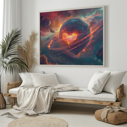 Galactic Dance | Metal Framed Poster