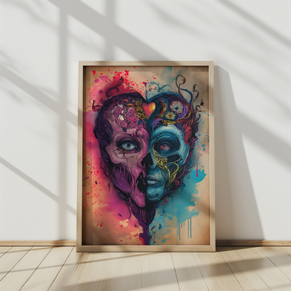 Emotional Expression | Metal Framed Poster